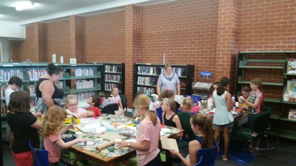 There are plenty of activities planned for the children at the Grenfell Library during the school holidays.