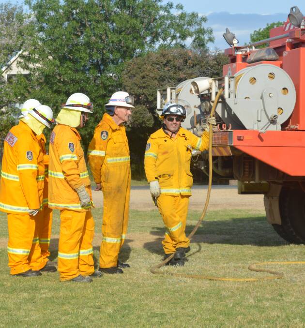 FIRE SEASON: Weddin HQ Rural Fire Service firefighters are preparing for a long hot summer.


