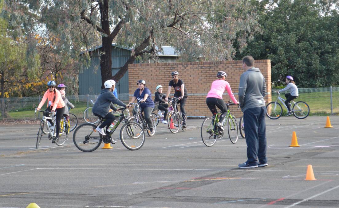 BIKE RIDING FOR BEGINNERS: A large group of participants took part in the Bike Riding workshop last Sunday as part of the Bringing Healthy Back to Grenfell campaign.