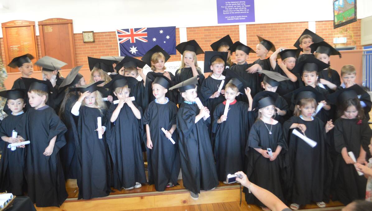 Grenfell Pre-School and Long Day Care centre's graduating class of 2016.


