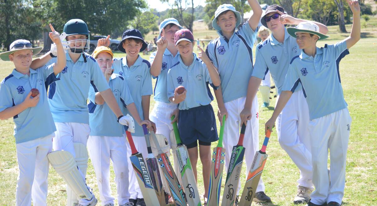 Grenfell Cricket Under 15's during their match against Lachlan Fertilizers - Morongla last Saturday at Lawson Oval.

