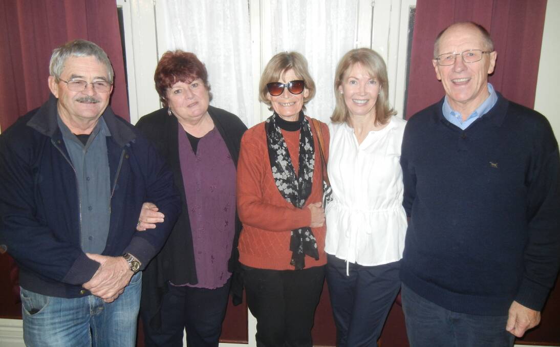 John and Ann Phillips, Fran Laver, Libby and Colin Caldwell. 