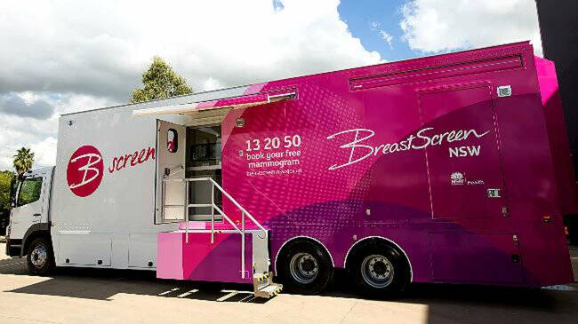 The mobile BreastScreen van will visit Grenfell from April 26 to mid-May.
