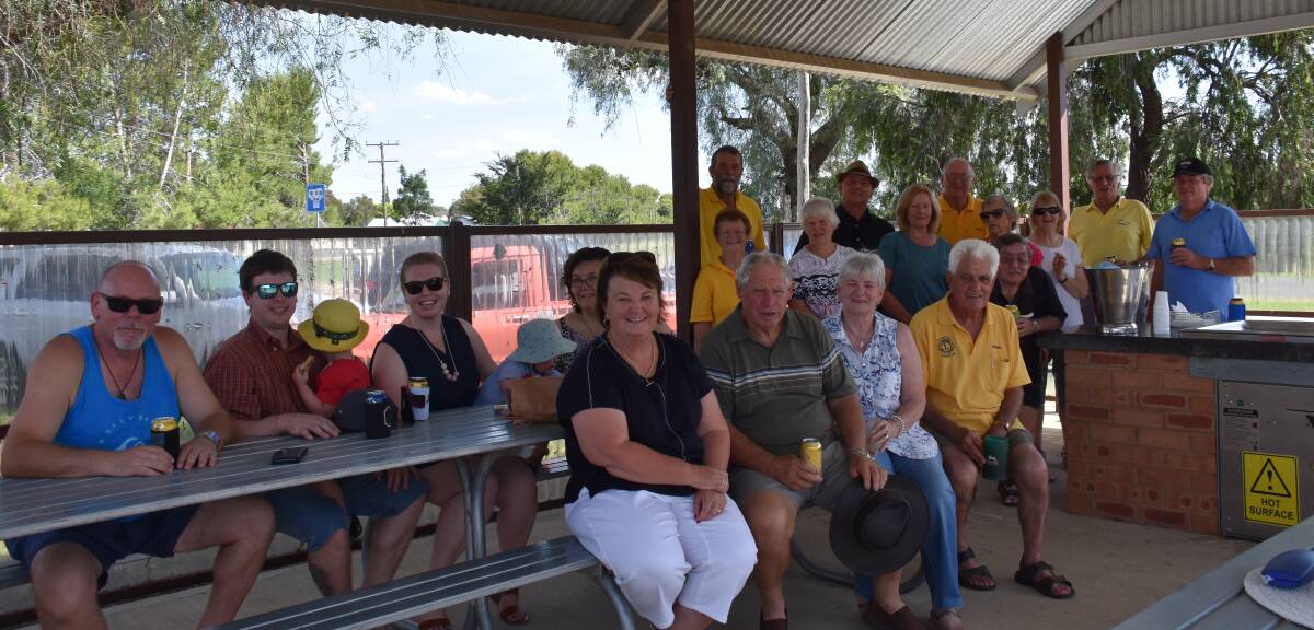 A great time was had by all in attendance at the Lions' Club thank you BBQ held last Sunday December 16 at the Railway Station precinct.