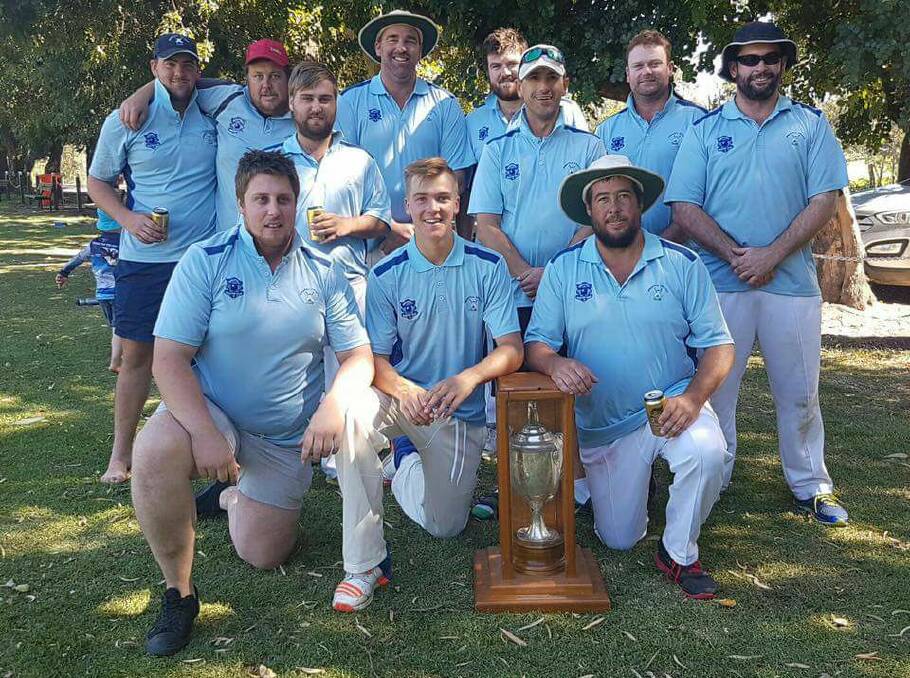 CONGRATULATIONS: Grenfell bring home the Grinsted Cup in a brilliant victory over Cowra. Photo Facebook




