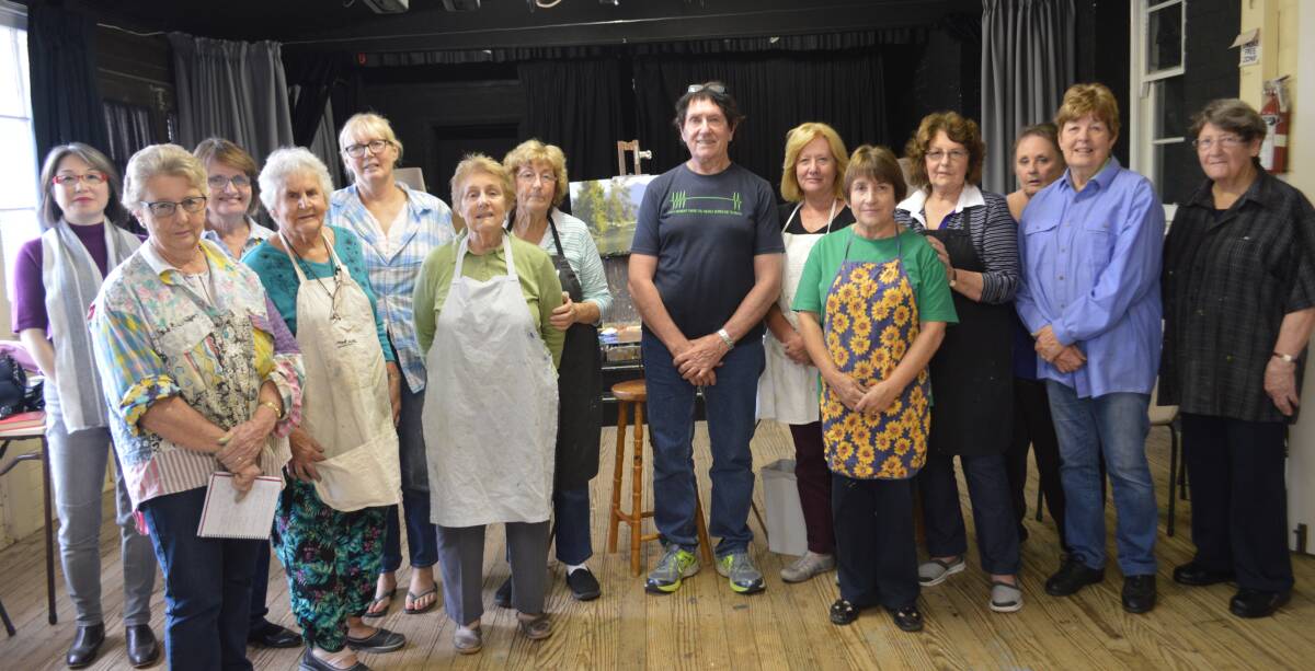 The Rose Street Art and Craft group enjoyed a weekend workshop recently with John Wilson from Katoomba.