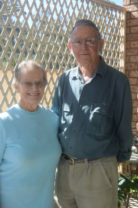 Ron and Eunice Huckel were delighted to receive Ron's brother Vivian's long lost war medals.
