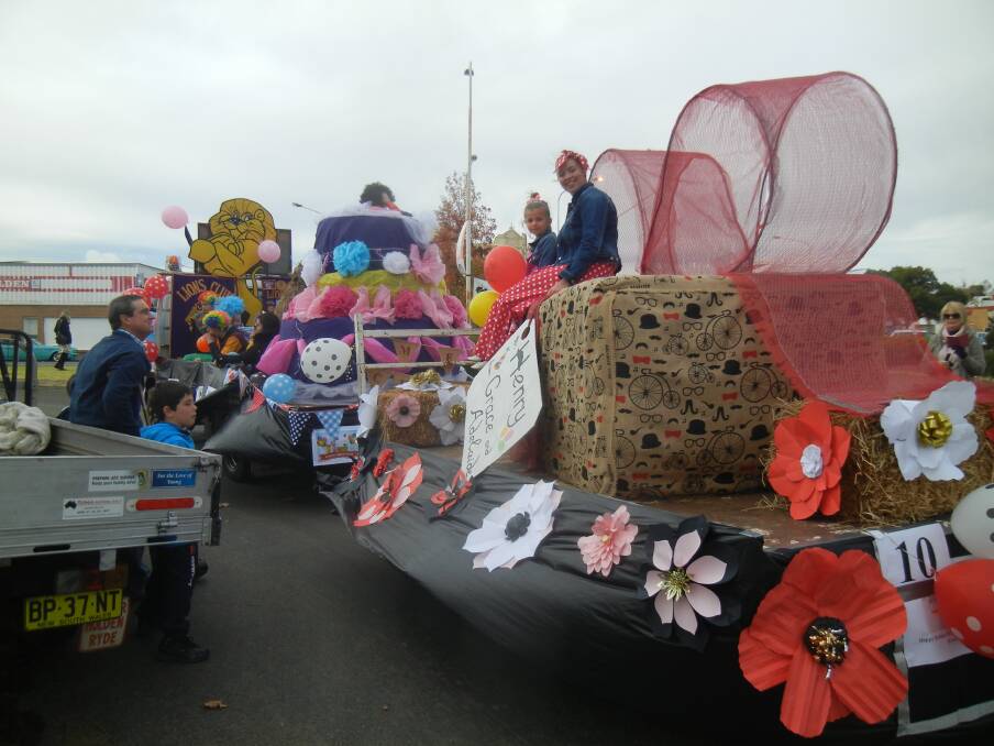 The Grenfell Lions' Club float.
