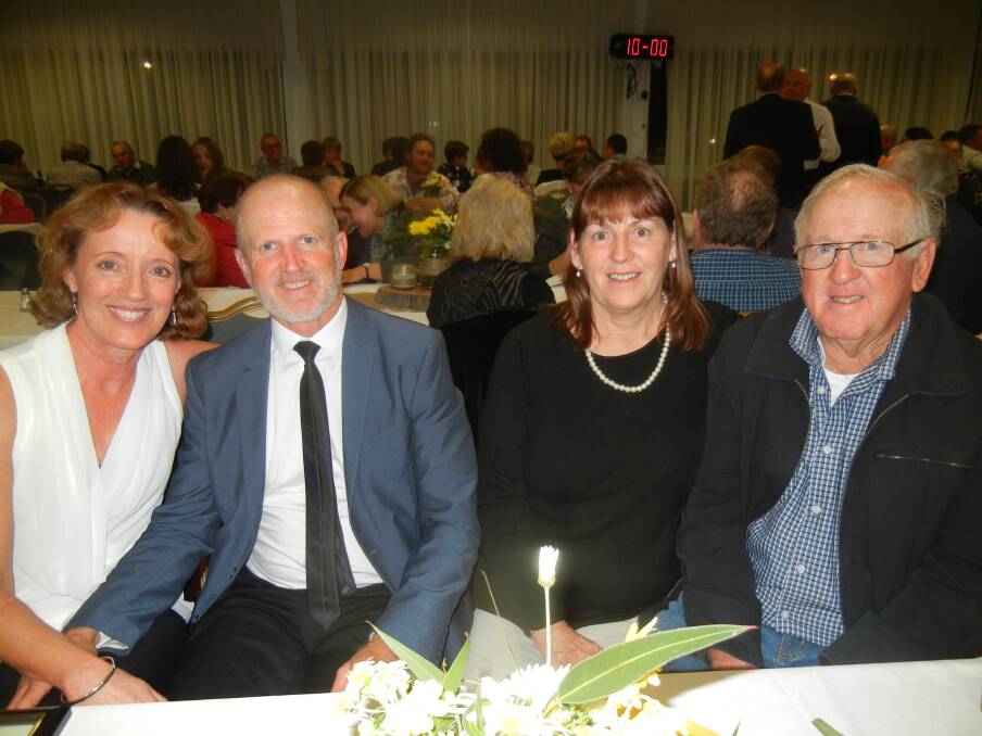 (L-R) Tanya, Rodney, June and Les Byrne at the Sporting Hall of Fame launch where Rodney was an inductee.