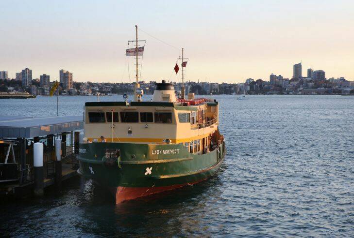 SYDNEY, AUSTRALIA - September 24, 2017: SYDNEY, AUSTRALIA - SMH NEWS: 240917: Story by Helen Pitt: The Lady Northcott Ferry at Taronga Zoo Wharf, Mosman. This class of Ferry is trying to be preserved and protected as the State Government tries to decommission the vessel. (Photo by James Alcock/Fairfax Media).