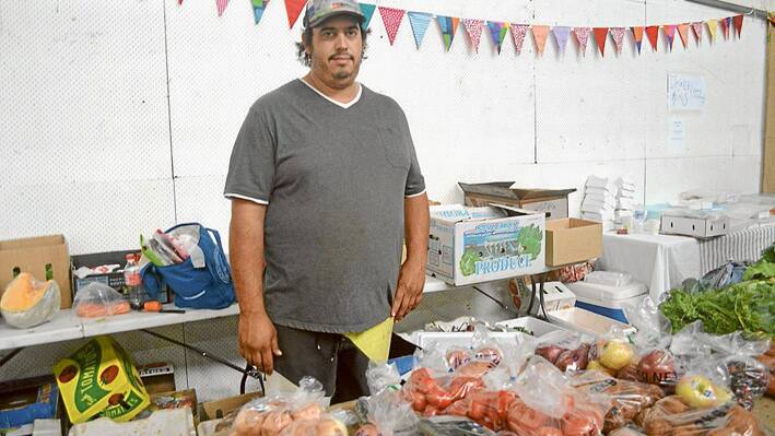 Jason Galea sold plenty of fresh produce at The Breakfast Table Twilight Market. 