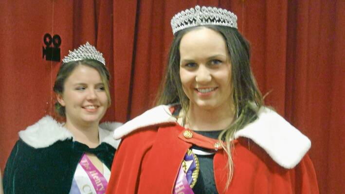 The 2014 Festival Queen, Danielle Smith, seen here after being crowned at the Festival Arts Awards dinner at the Bowling Club on June 7.   