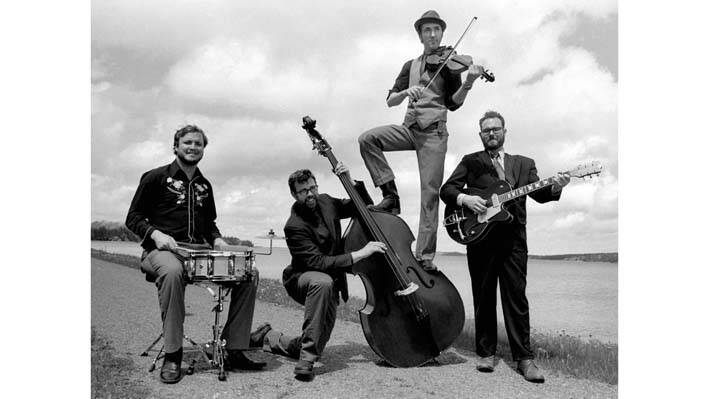 Canadian Musicians "Gordie Mackeeman and His Rhythm Boys" will appear at the "Festival of Small Halls" in Grenfell on March 18 at the Simpson Pavillion. 