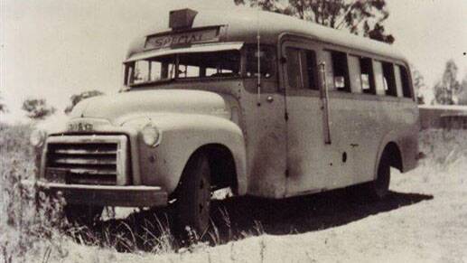 An old Bimbi School Bus taken from the Quandialla School Reunion Facebook page. 