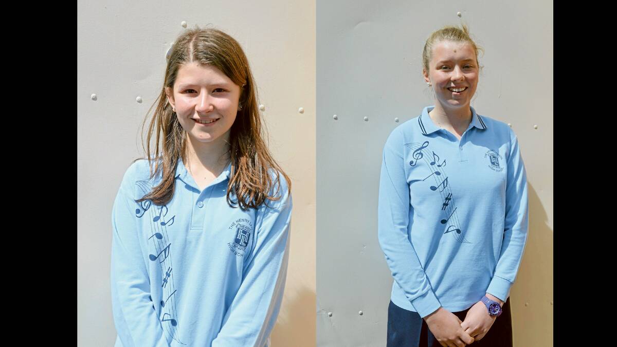 LEFT: THLHS student Kira Gibson who will be speaking in the NSW Parliament on September 23rd.
RIGHT: Grace Kelly - another THLHS student headed for NSW Parliament on September 22nd. 