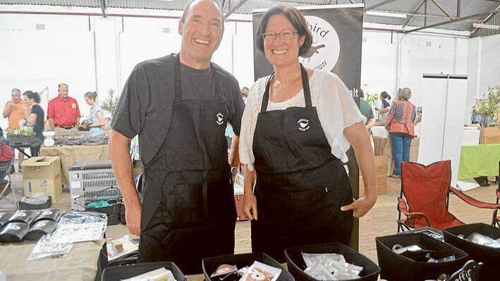 Owners of "saltbird" Orange at the Breakfast Table Twilight Market, last Saturday November 15, are Rachel and Mark Blanchard offering a large variety of flavoured salts. 