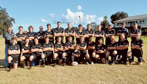 READY TO POUNCE: The Grenfell Panthers Rugby Union side.