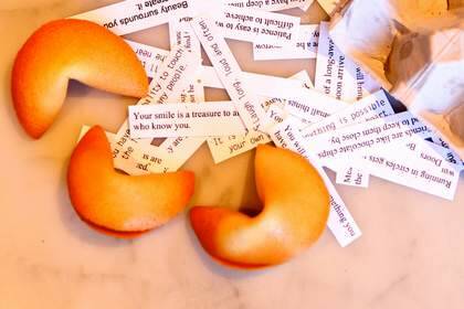 Fortune cookies. Photo: Edwina Pickles