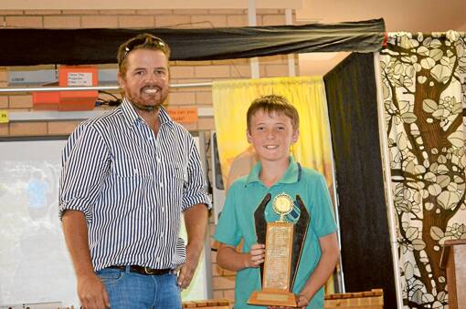 The Jack Maslin Trophy for Literacy, presented by Woody Maslin was awarded to Gage Durham.