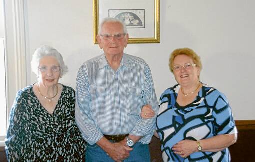 Descendants  of the Flinn’s daughter Kathleen who married Horace Smyth from Young. Kathleen and Horrie had a business and lived in George Street, Grenfell for many years until they moved to Sydney in 1951. (Contributed Photo)