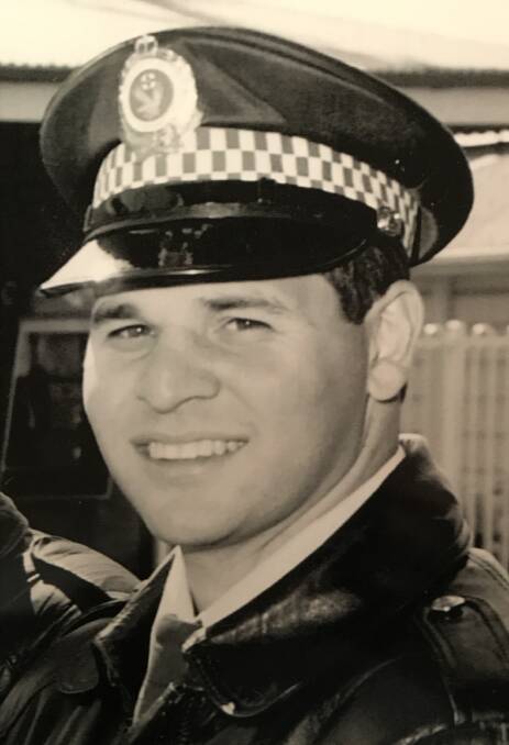 WAY BACK WHEN: Now member for Orange Philip Donato is his days on the NSW Police Force.