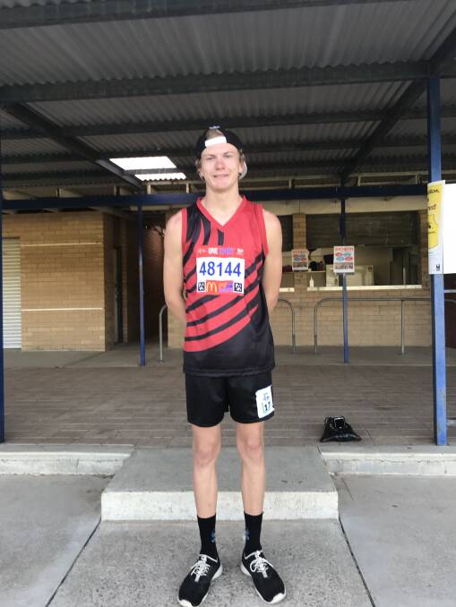RIPPER RUN: Saxon Southwell has already broken three records on the track at Young and District Little Athletics.