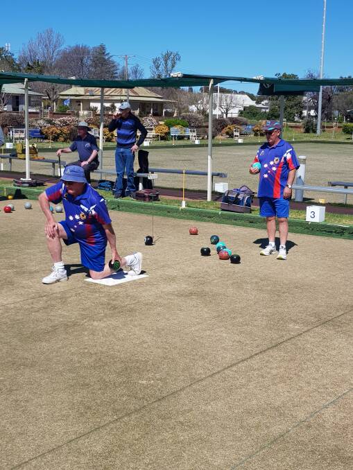 There was lots of action on the rinks of the Grenfell Bowling Club over the past week. Photo: Supplied.