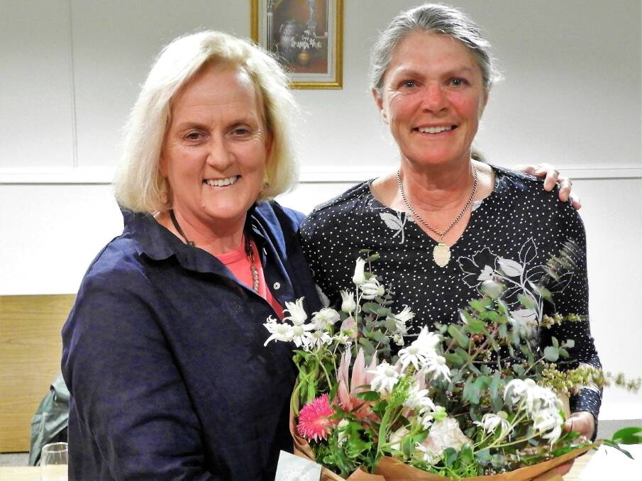 SIMPLY OUTSTANDING: Margaret with CEF Chairperson Clemence Matchett. Photo: Supplied