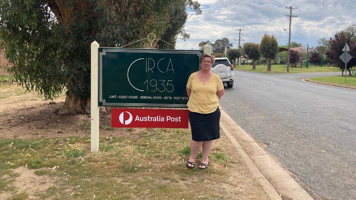 Belinda Mort from Circa 1935 in Greenethorpe supports the Shop Local campaign.