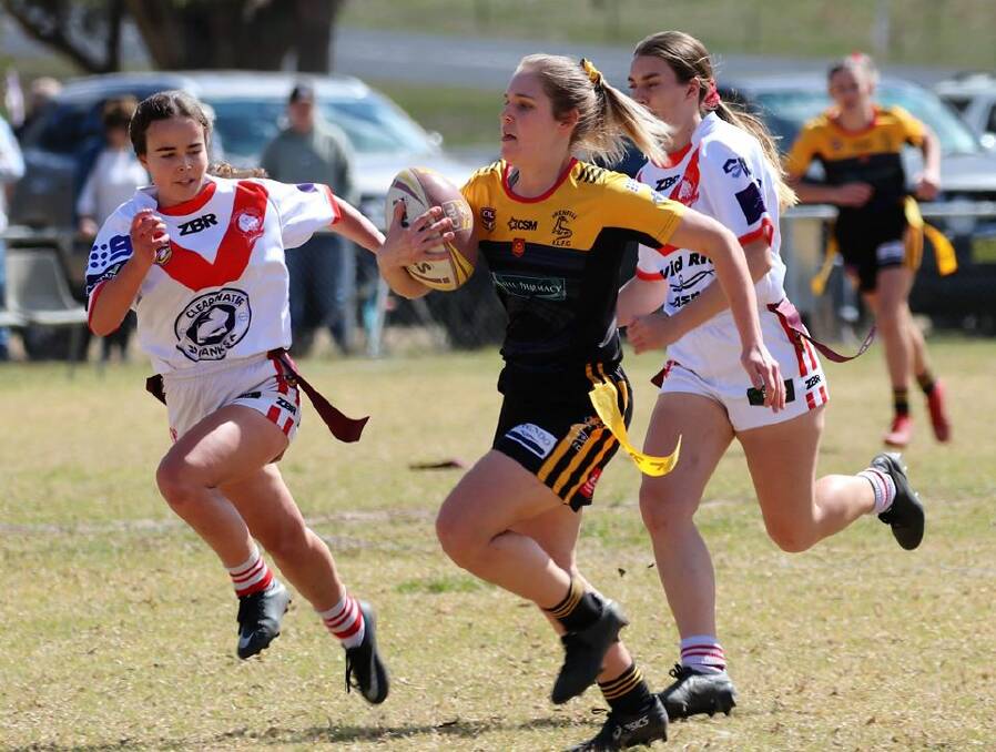 READY: The Grenfell Girlannas will be ready to hit the field on Sunday in the Western Challenge in Canowindra. Photo: GRLFC/Facebook.