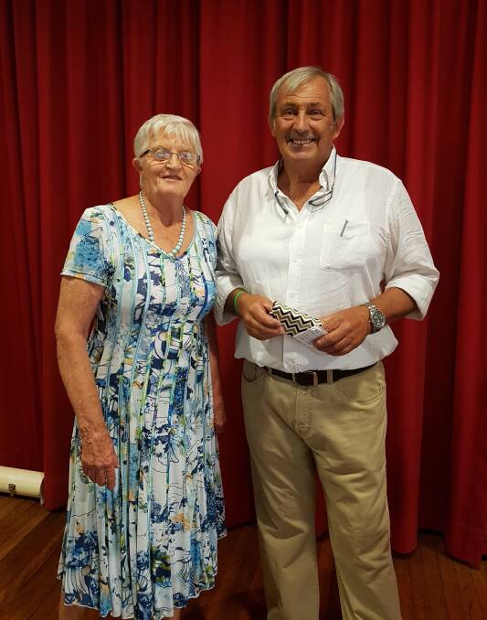Anthony Myers was the guest speaker at the Grenfell Probus January meeting regaling tales of his life and work at Thredbo, pictured with Jenny Wells.