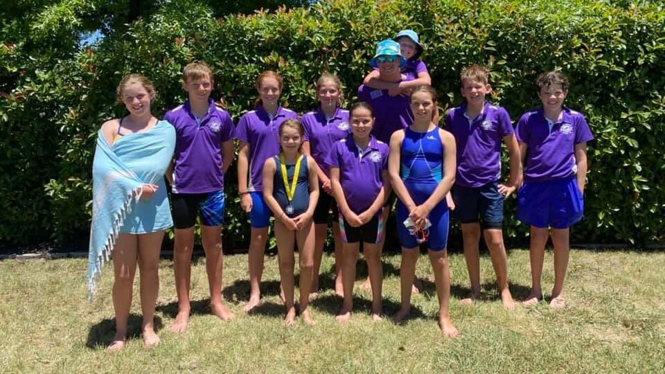Grenfell Amateur Swimming Club had a great time in the pool at Bathurst. Photo: Grenfell Amateur Swimming Club.