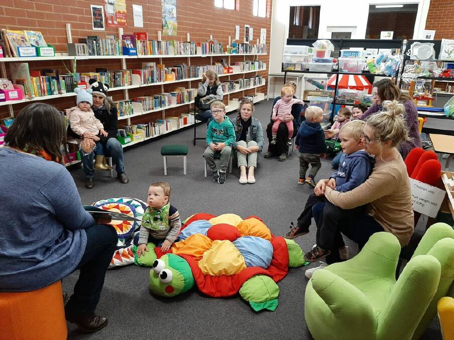 POPULAR: Book week celebrations at the library last year were very popular. Photo: Grenfell Library.