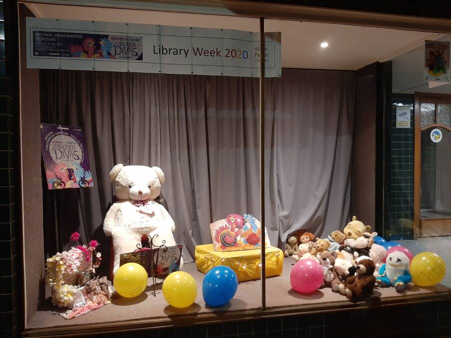 Erica has been working very hard at the Grenfell Library, even making this fantastic display for locals to admire.