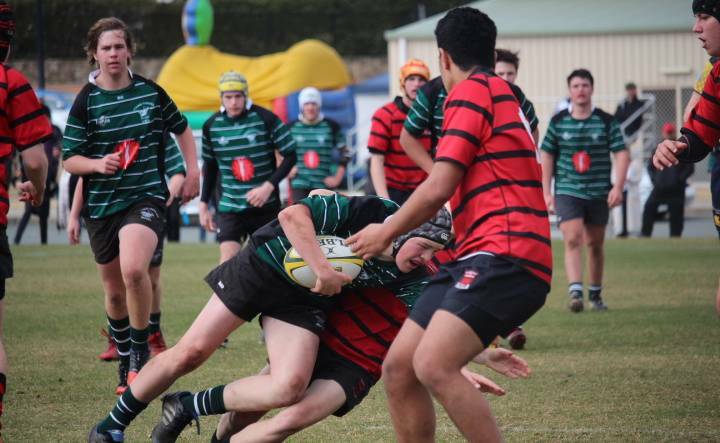 COMING THROUGH: The Yabbies Under 16s side winning the 2017 Grand Final in Canberra. Photo: Cec Finley.