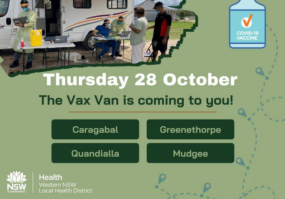 Vaccination van to visit Weddin villages