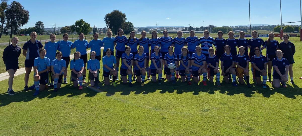The Henry Lawson High School entered three teams in the Western NRL comp in Bathurst. Photo: THLHS.