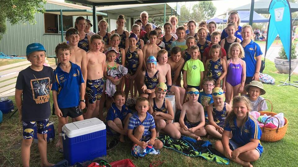 Quandialla Swimming Club are all ready for plenty of action in the water this weekend. Photo: Facebook.