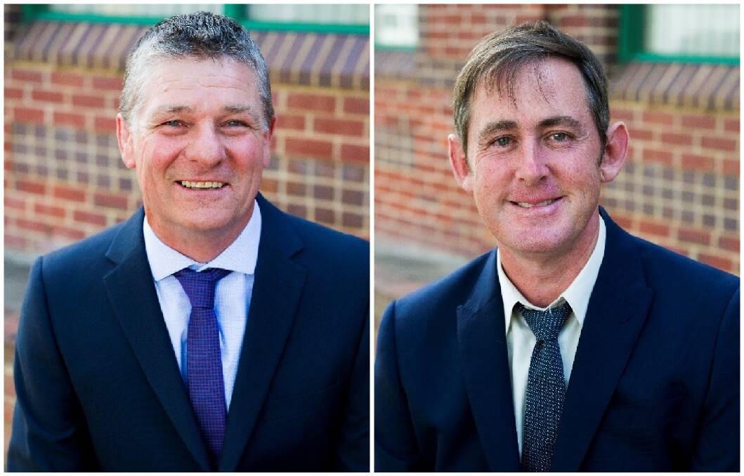 The new Mayor Craig Bembrick and the re-elected Deputy Mayor Paul Best. Photos: Weddin Shire Council