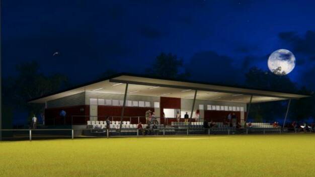 GOING DIGITAL: Weddin Shire Council have displayed the mock-up of the new grandstand.
