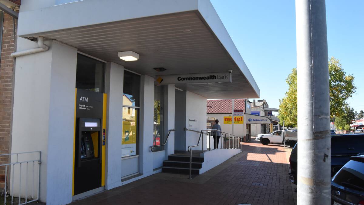 The Commonwealth Bank branch at Blayney that closed in 2021. Picture by Mark Logan