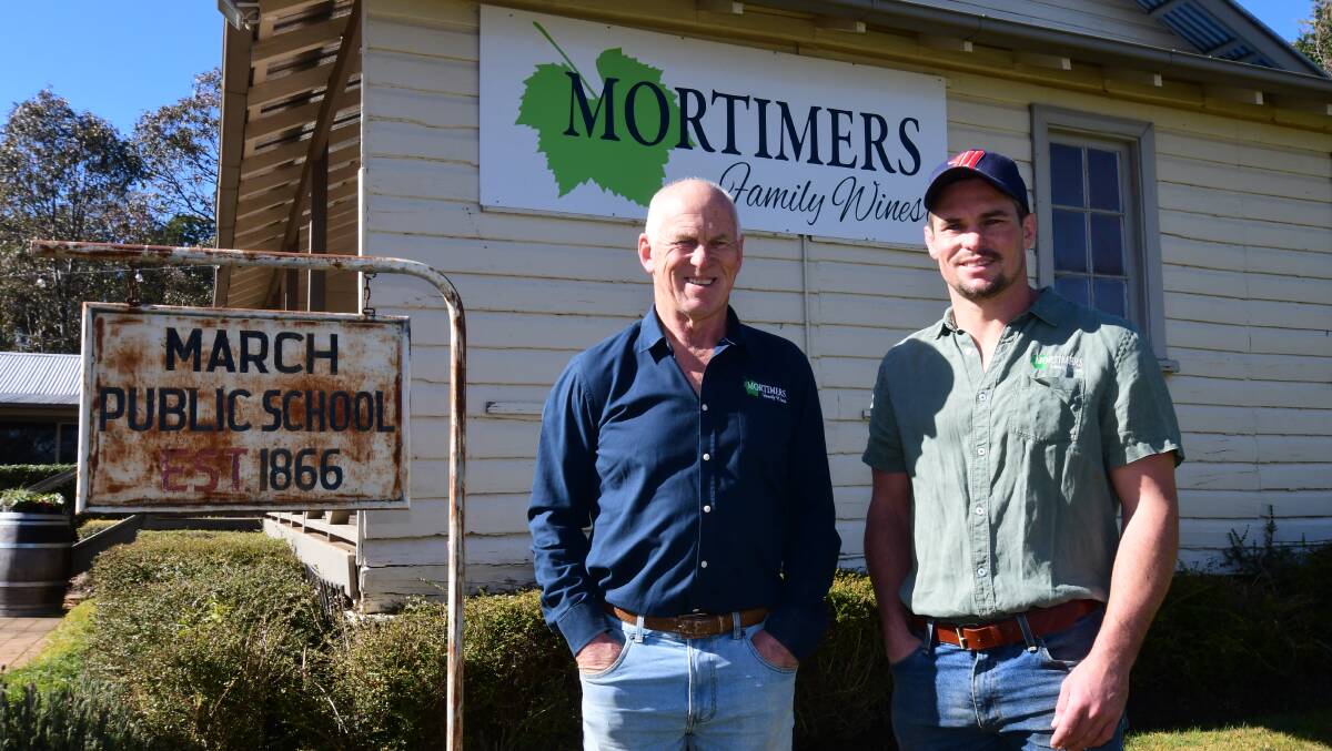 Peter and Daniel Mortimer will be hosting an NRL Grand Final day event at the March Schoolhouse on October 2. Photo: CARLA FREEDMAN