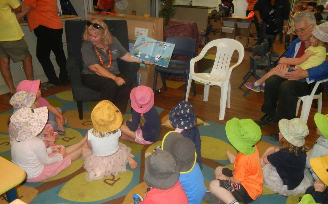 Storytime at the Grenfell Pre-School. File photo.