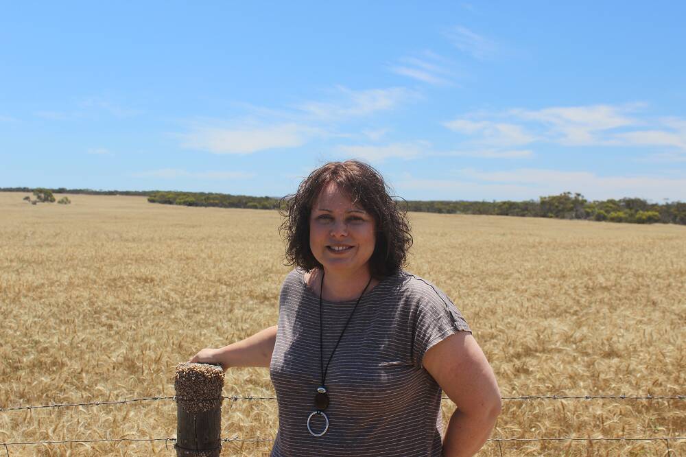 Girl power: Eyre Peninsula farmer Karen Baines is encouraging women to implement farm safety systems.