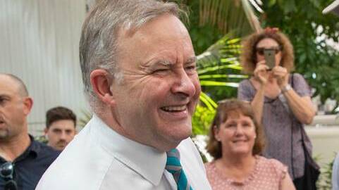Labor Opposition Leader Anthony Albanese in Brisbane on Tuesday.