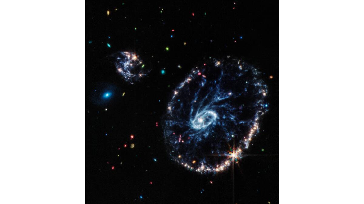 The Webbs MIRI Cartwheel galaxy. Credit: NASA, ESA, CSA, STScI, Webb ERO Production Team