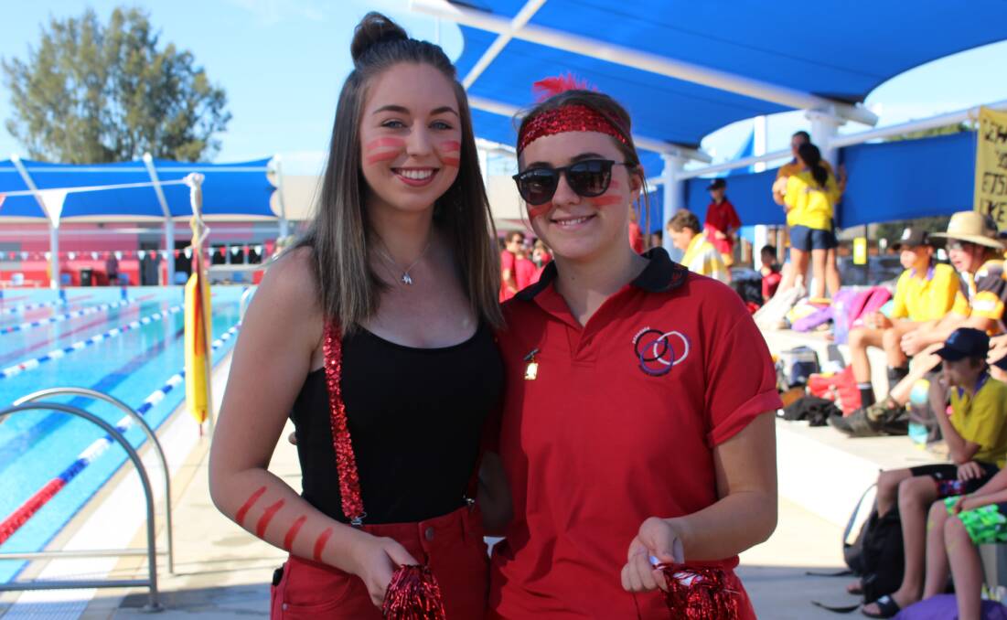 Hannah and Chloe dress up to show support for McNamarra House. Image supplied