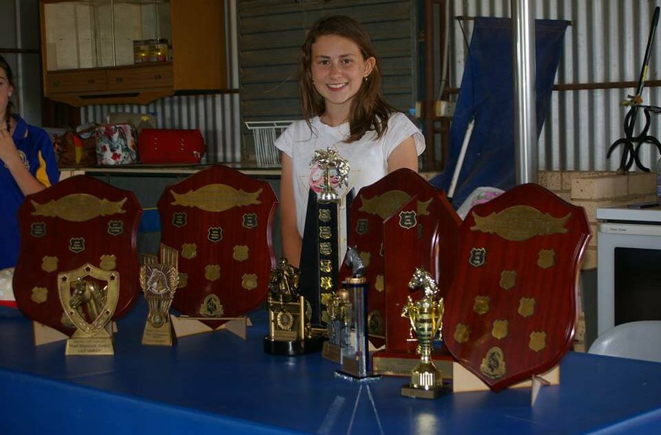 Talented youngster Lily Vardy cleaned up at the 2017 presentation of awards. Photo GPC