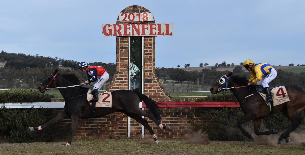 CUP WINNER: Congratulations to Bathurst trainer Dean Mirfin and 'Sovereignaire' winner of the 2018 Grenfell Cup.