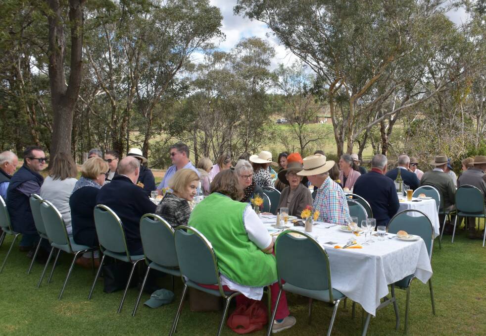 A large crowd was in attendance recently for the Grenfell CEF 'Lunch on the Lawn' at the Country Club. 